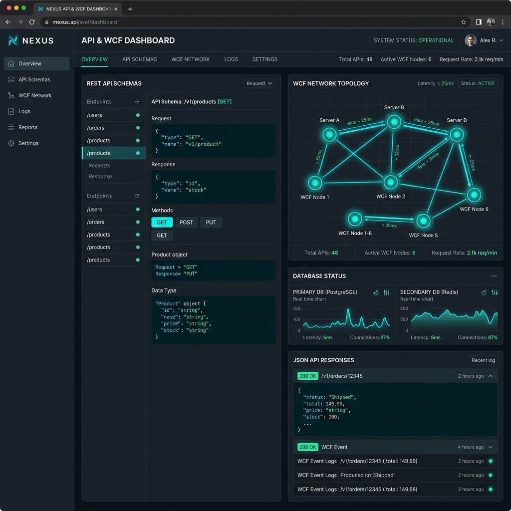 WCF Services & Server REST APIs